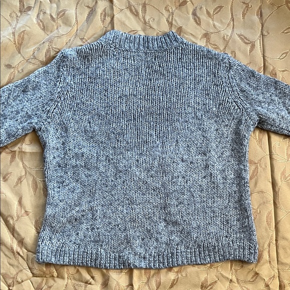 🌸 Hollister Wool Blend Grey Knit Women's Cardigan - Picture 4 of 7